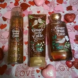 New BBW Gingerbread latte 2 pc set(no lotion)